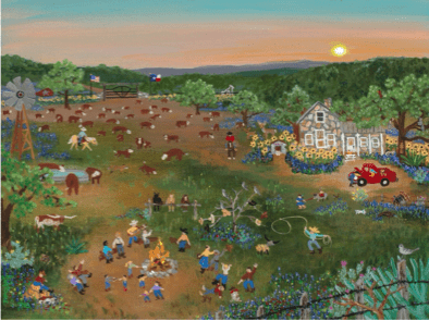 Goodnight, Cowboys Puzzle - Joy