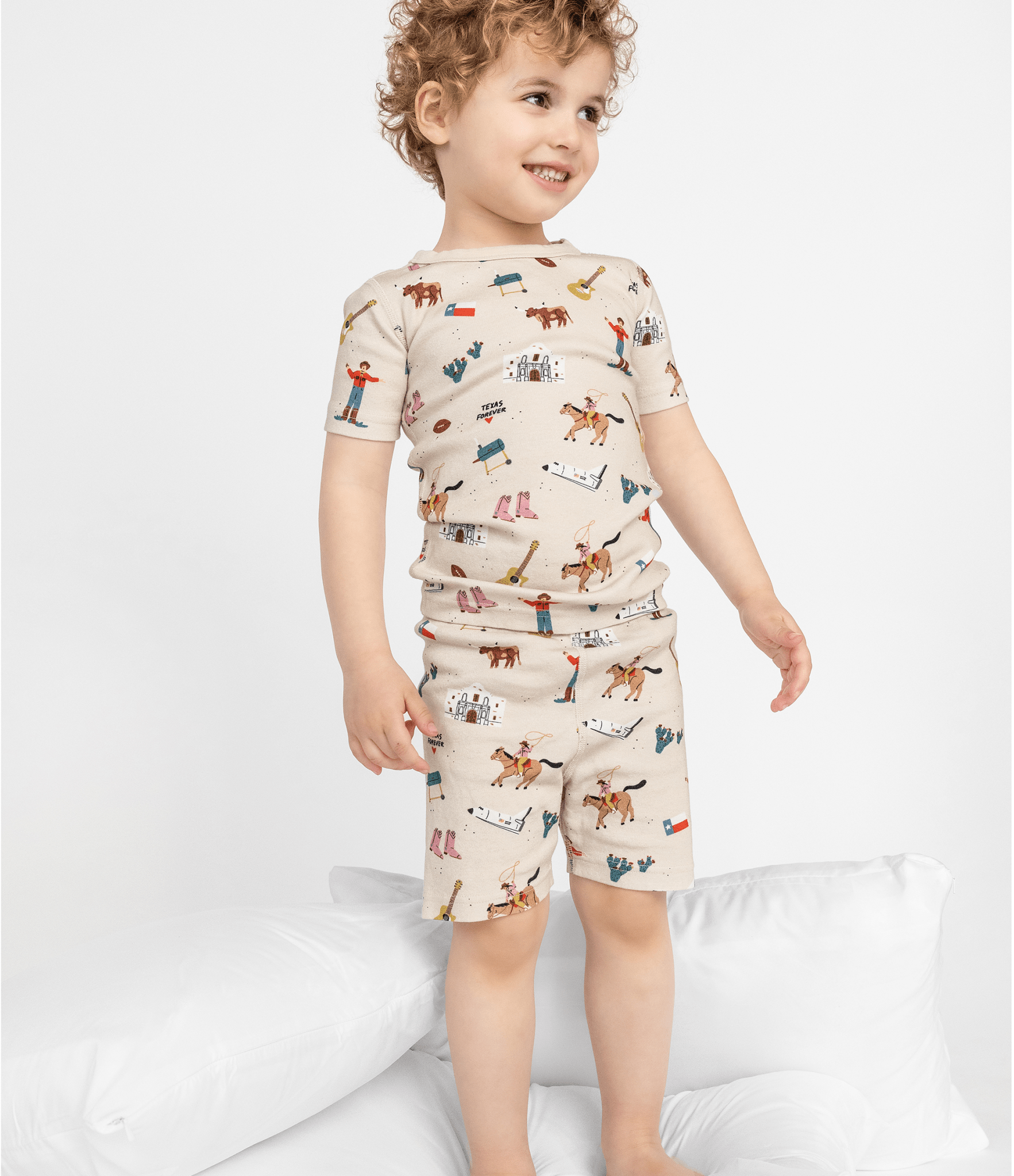 Goodnight, Texas Short Pajamas Set - Joy