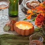 Grateful Glow Pumpkin Candle: Orange - Joy
