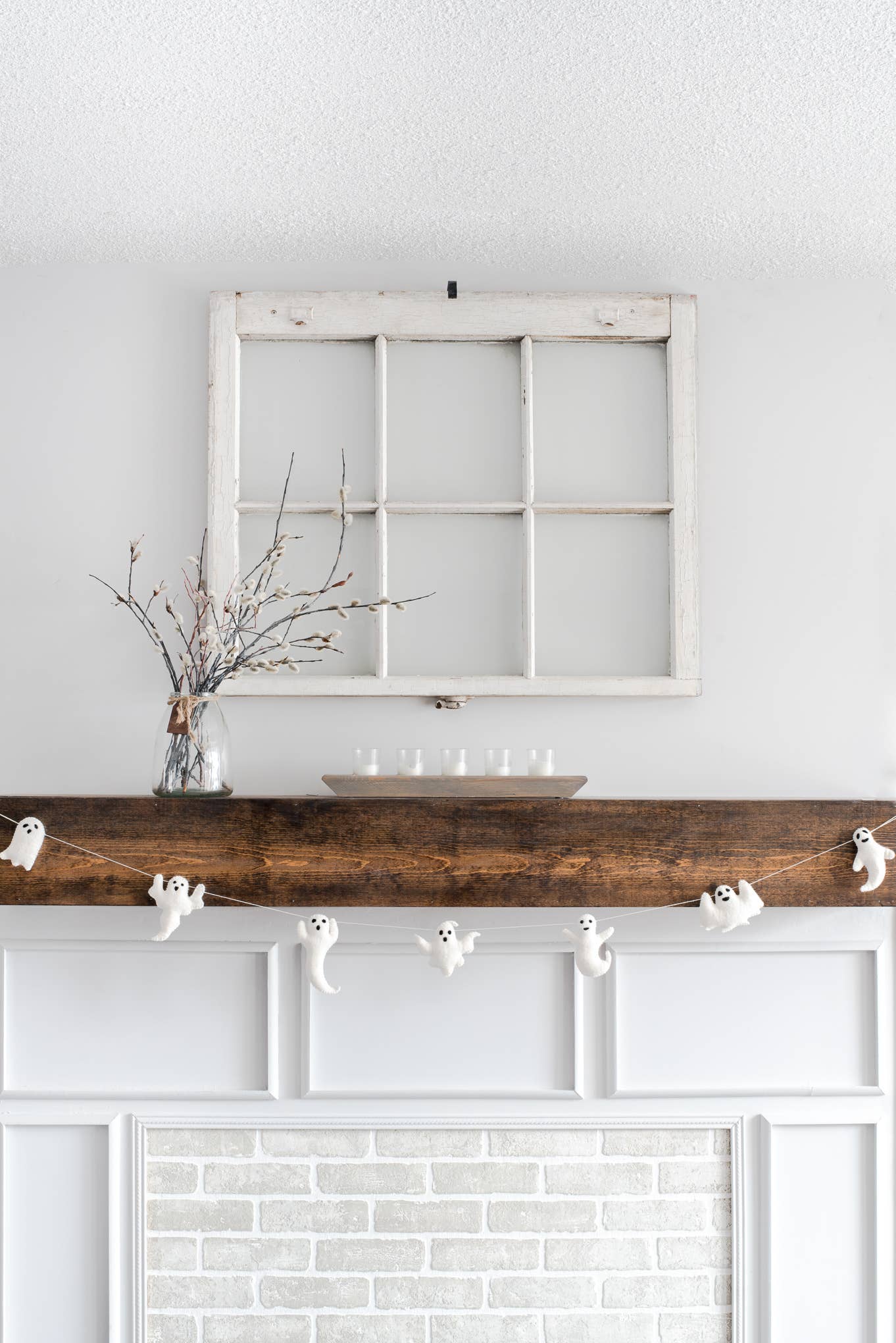 Halloween Garland / Fall Home Decor / Ghost Decor  - Joy