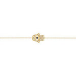 Hamsa with Blue Sapphire Bracelet - Joy Gift Shoppe