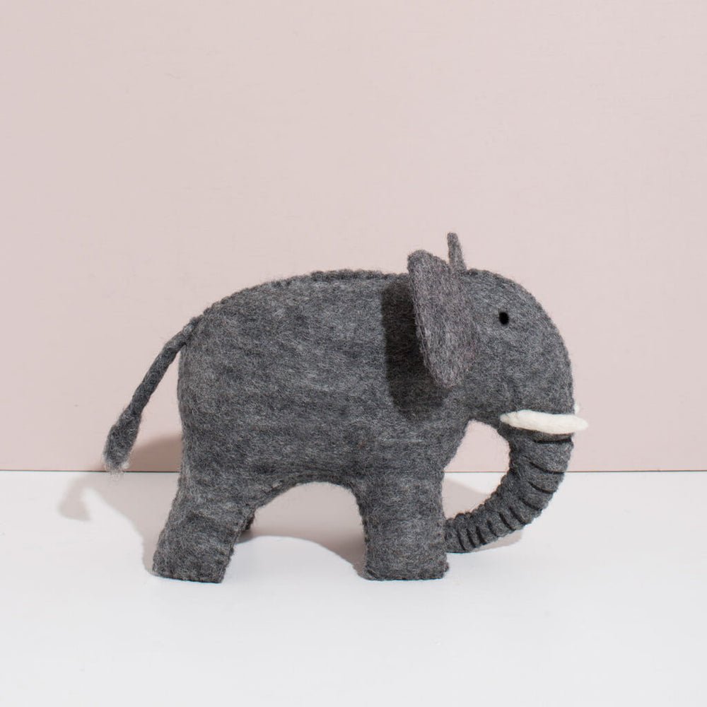 Hand Felted Elephant - Joy