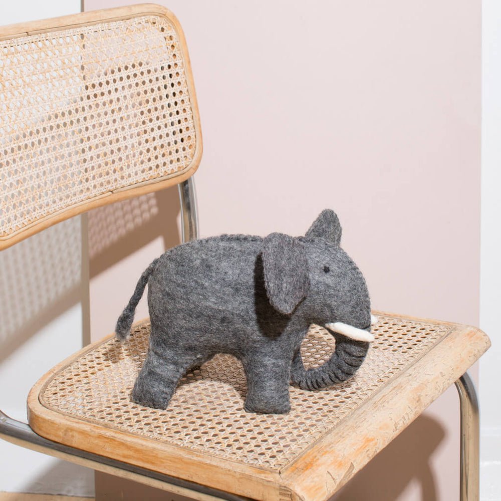 Hand Felted Elephant - Joy