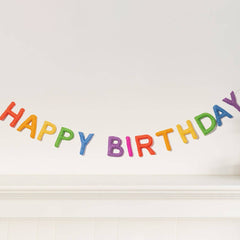 Happy Birthday Rainbow Garland - Joy
