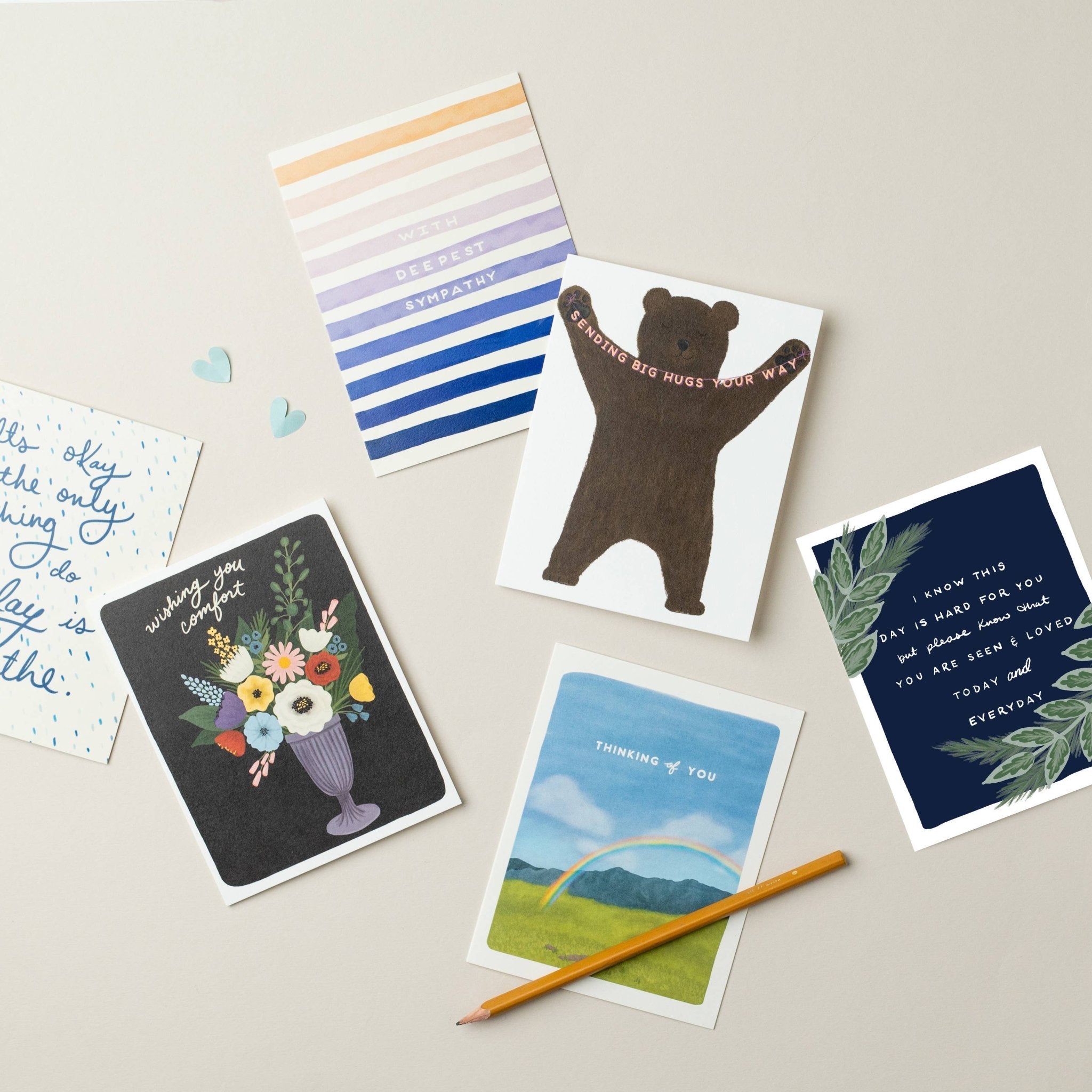 Hard Day Leaves | Sympathy Card - Joy