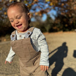HARRISON Beige Cord Overalls - Joy