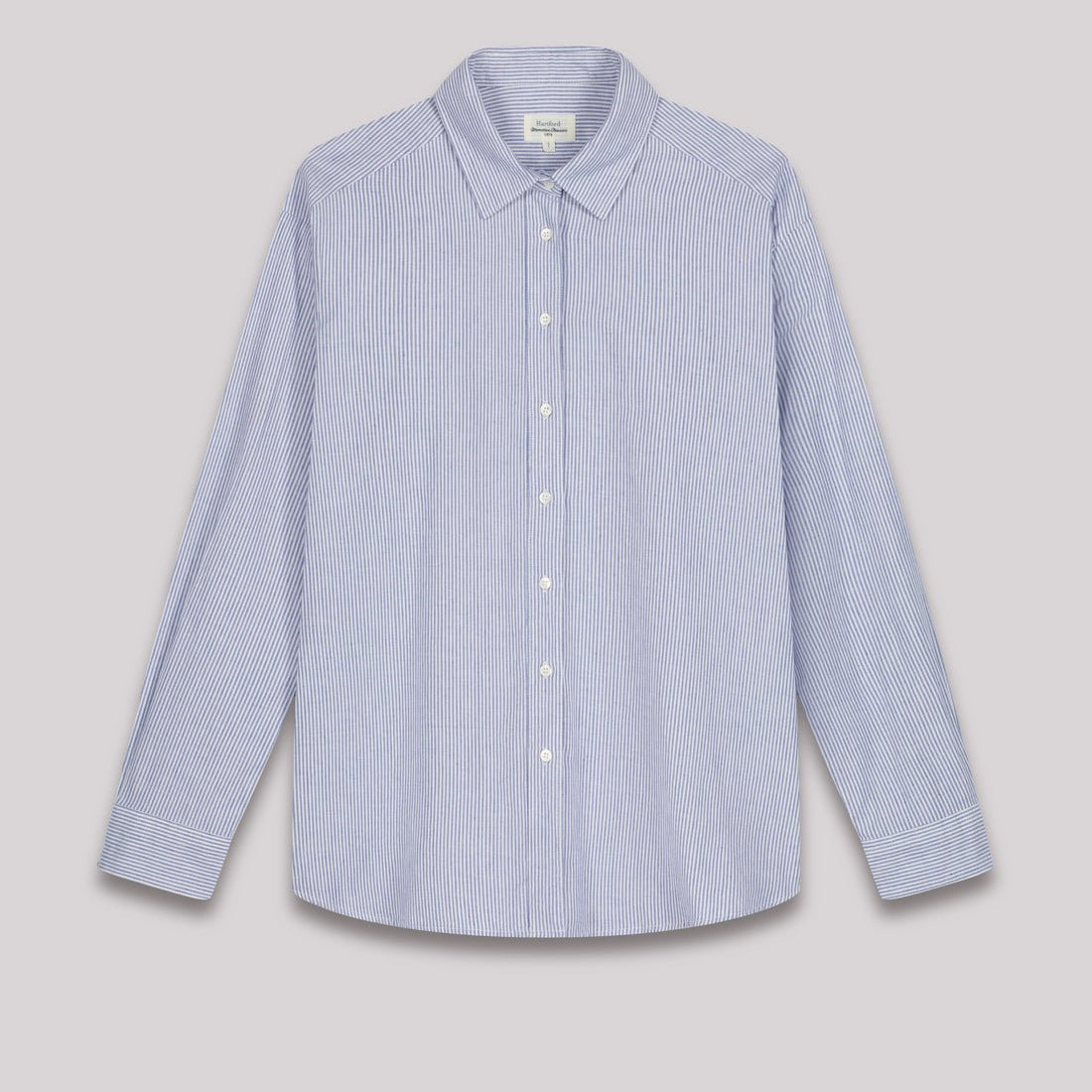 Hartford Woven shirt - Blue/White - Joy