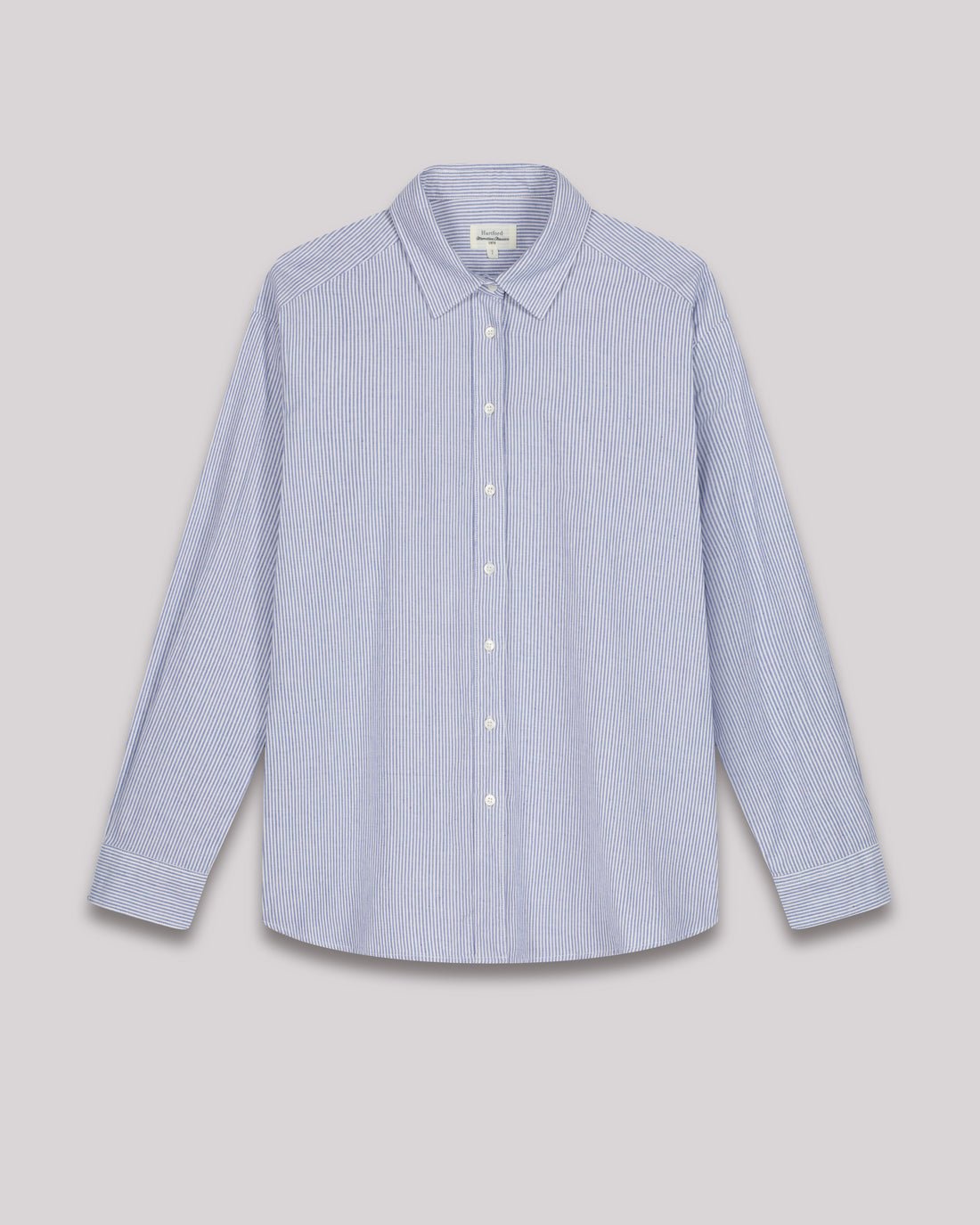 Hartford Woven shirt - Blue/White - Joy