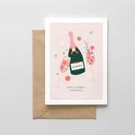 Have A Bubbly Birthday! Champagne Mimosa Design - Joy