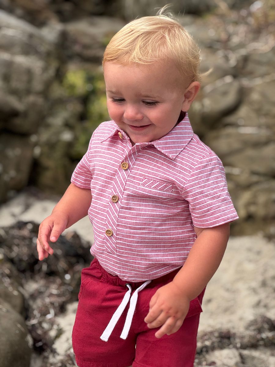 HELFORD Red Stripe Onesie - Joy