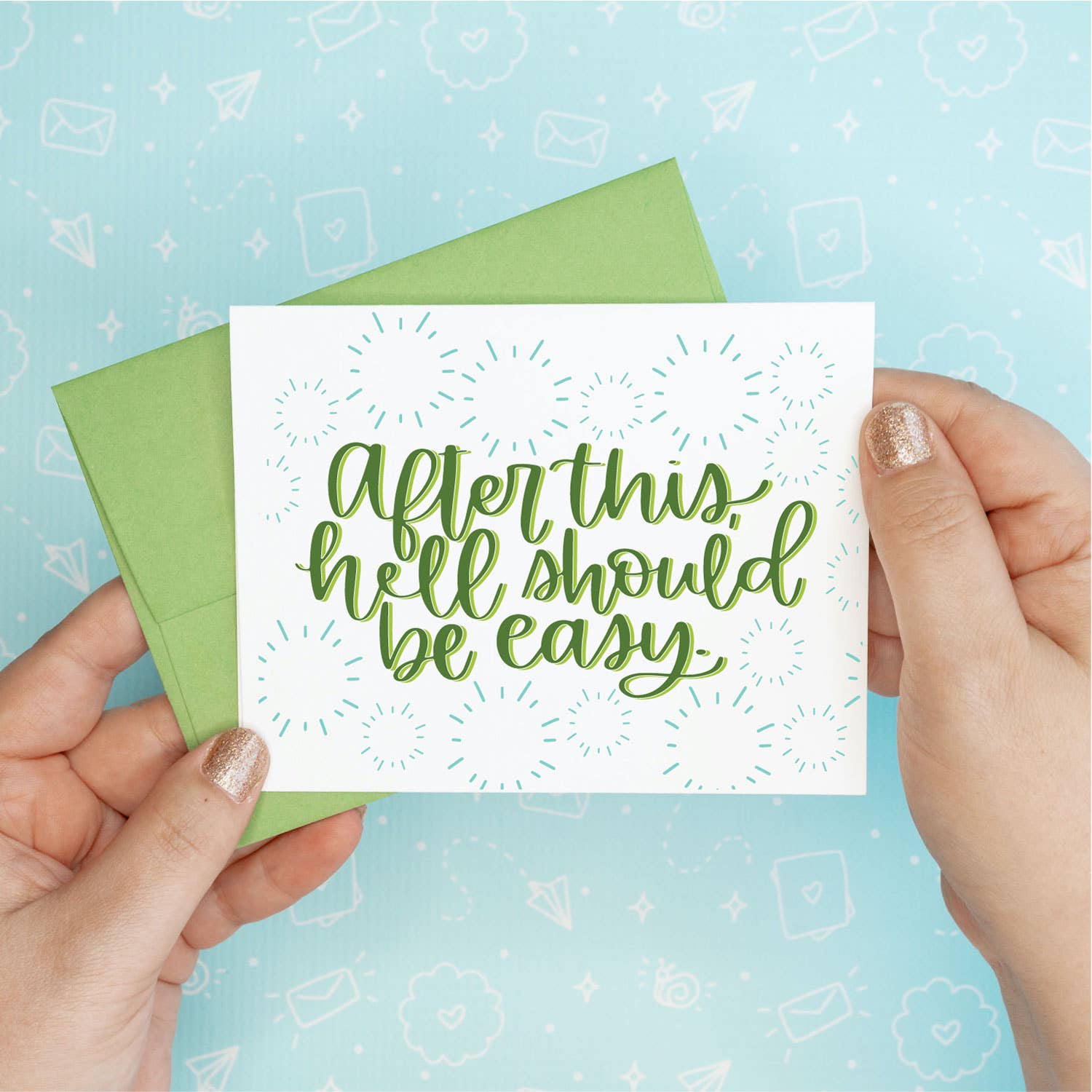 Hell Should Be Easy Funny Greeting Card - Joy Gift Shoppe