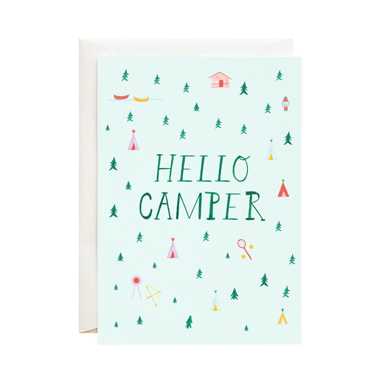 Hello Camper Greeting Card - Joy Gift Shoppe