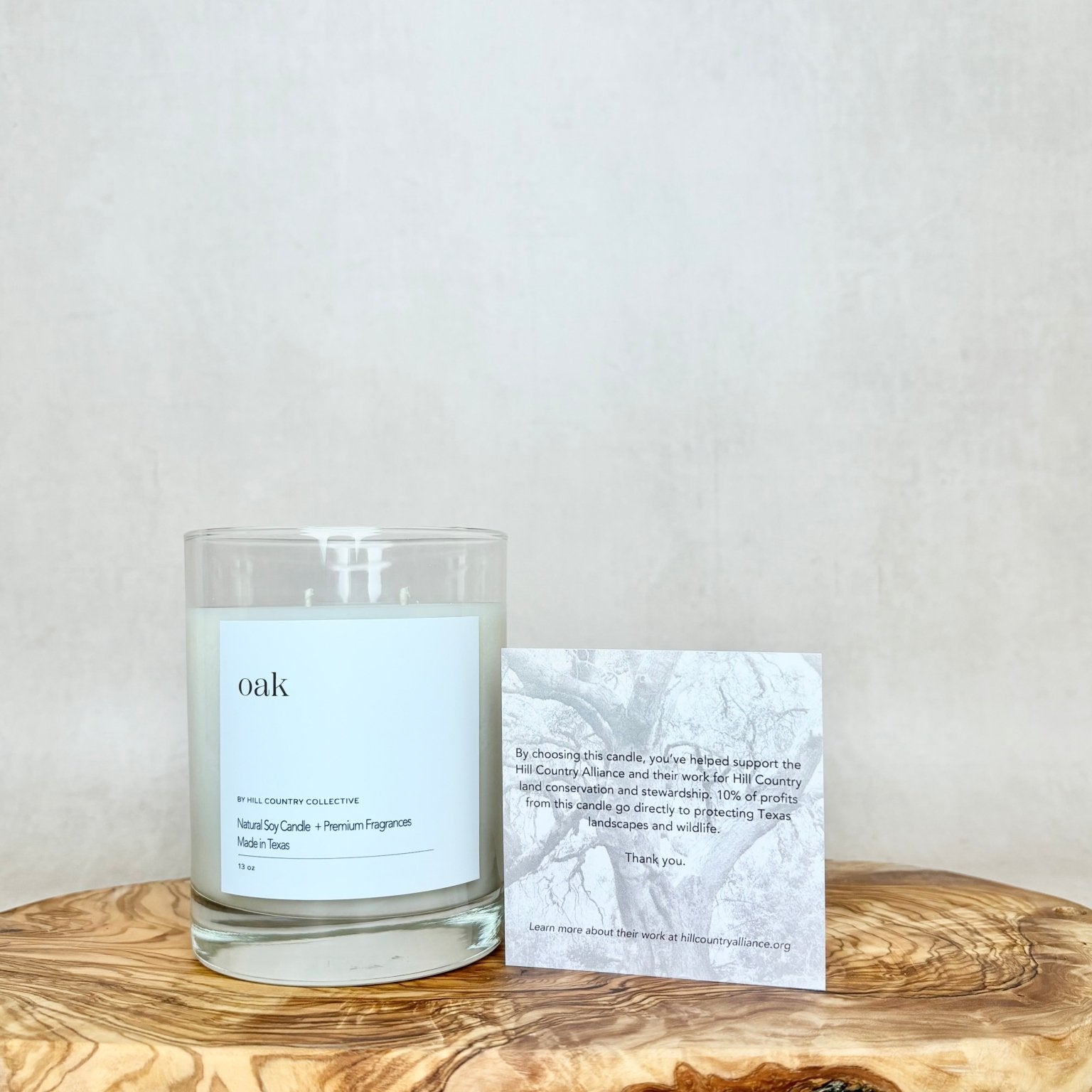 Hill Country Collective Candle - Oak - Joy