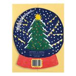 Holiday Magic Snow Globe - Die Cut Card - Joy Gift Shoppe
