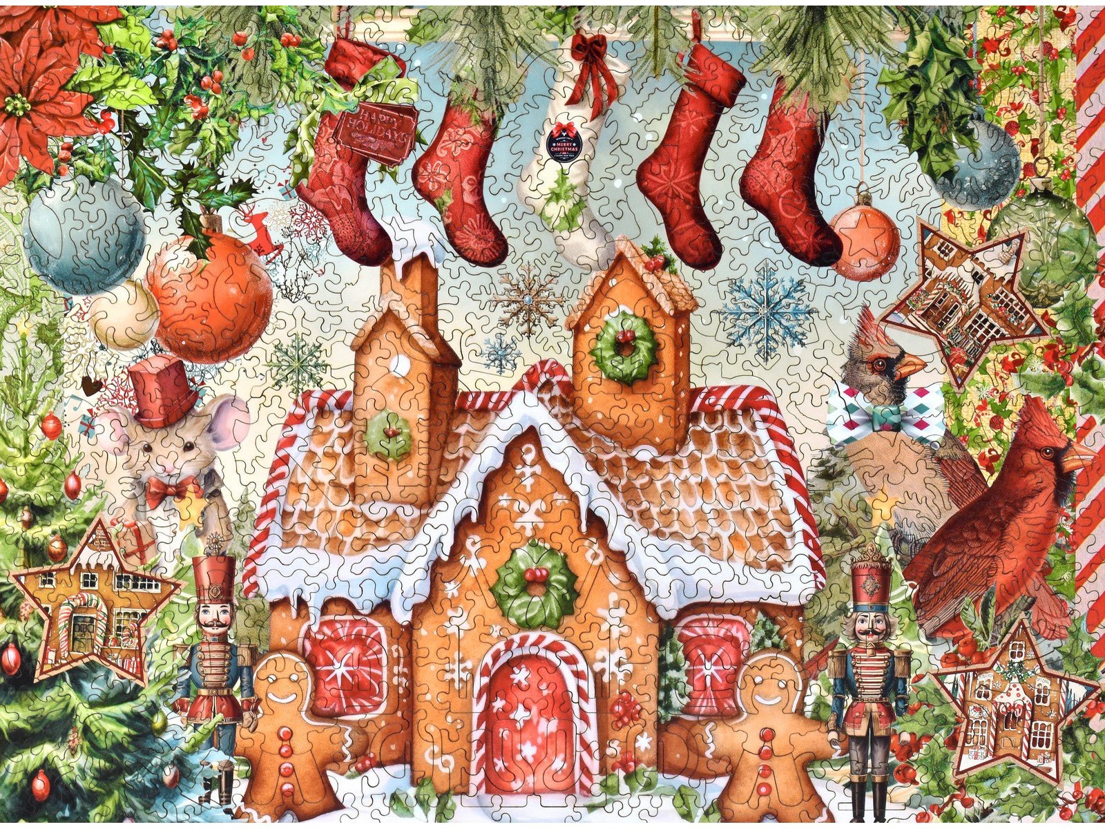 Holly Jolly Christmas Puzzle - Joy