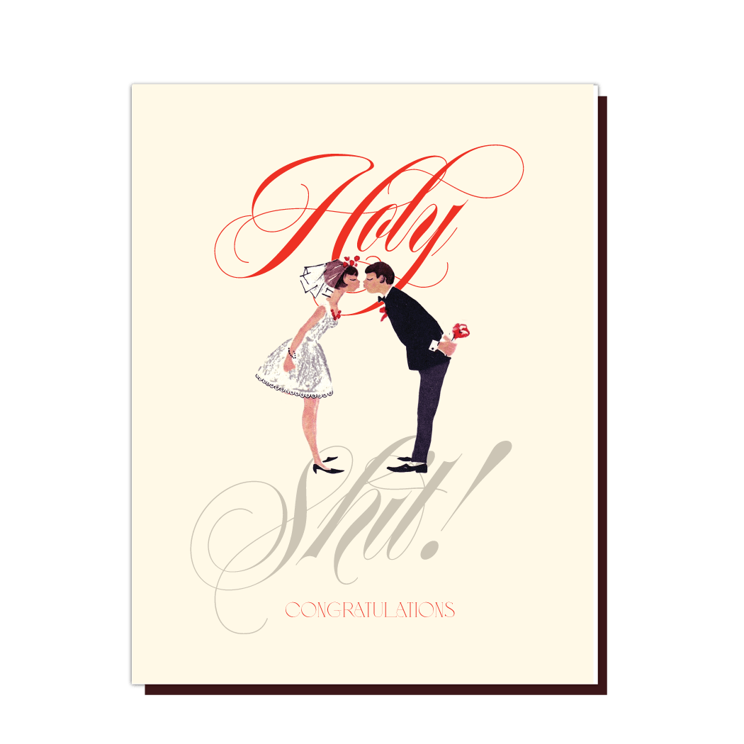 HOLY SHIT Wedding Card - Joy Gift Shoppe