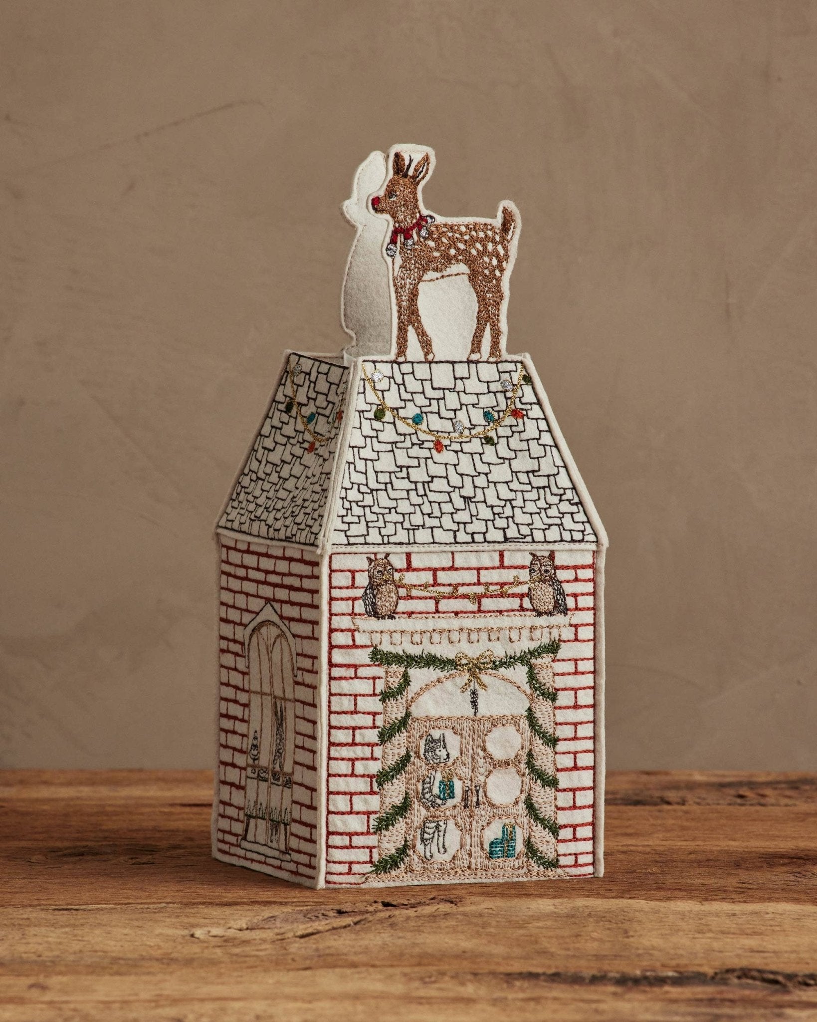 Home for the Holidays Tissue Box Cover - Joy