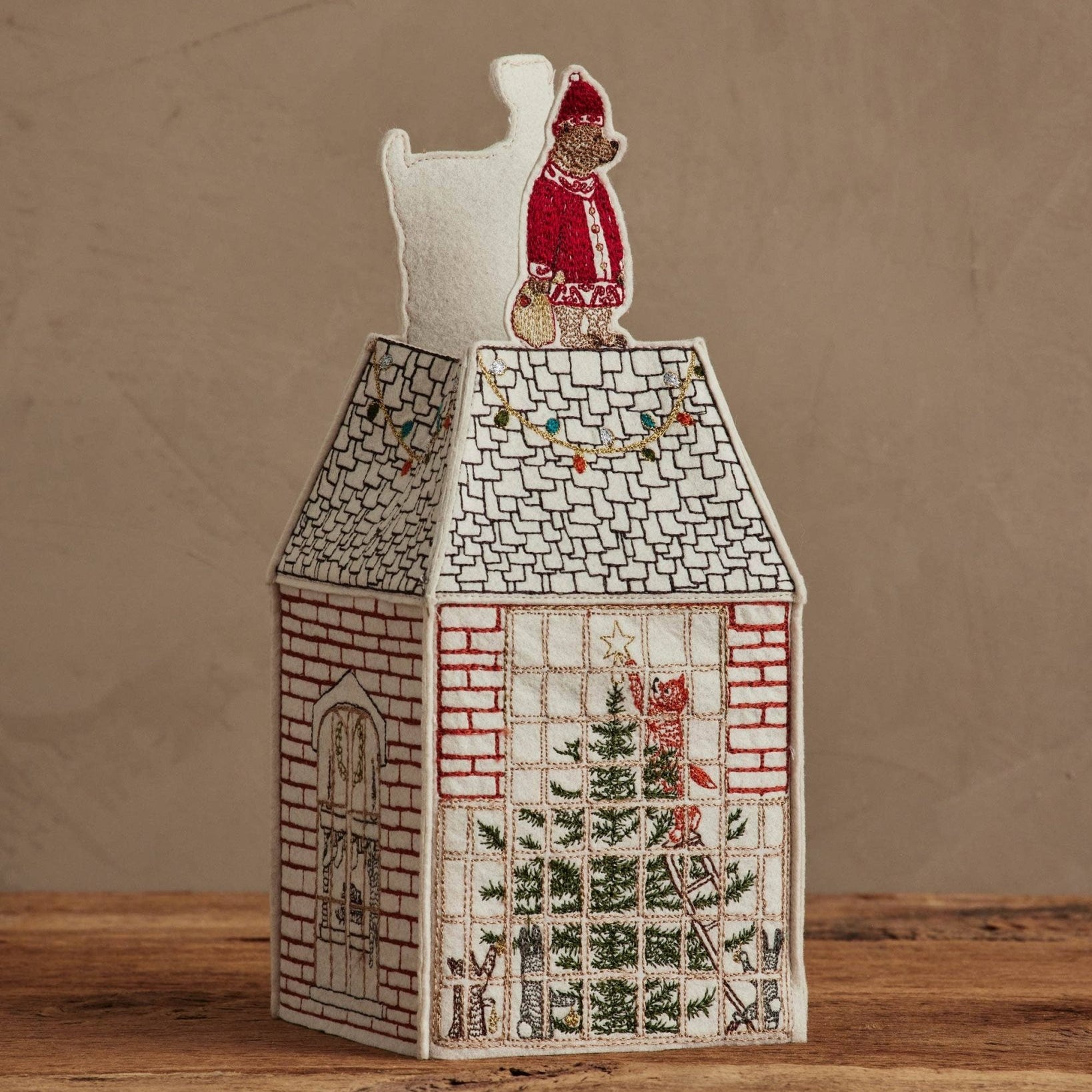 Home for the Holidays Tissue Box Cover - Joy