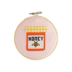 Honey Jar Cross Stitch Kit - Joy