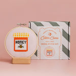 Honey Jar Cross Stitch Kit - Joy