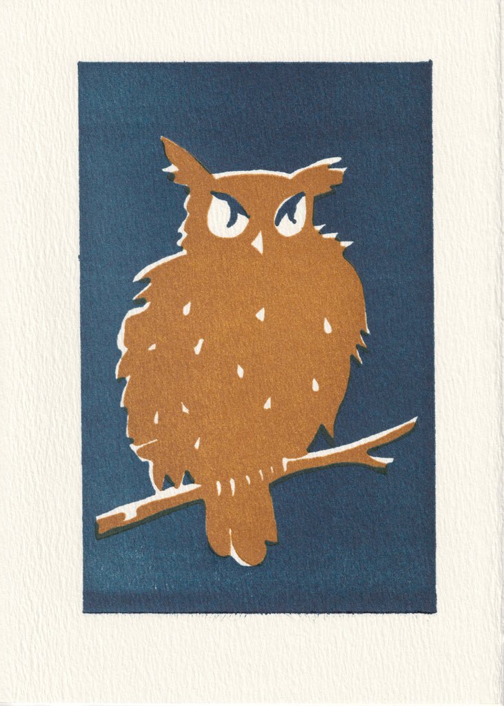 Hoo Greeting Card - Joy