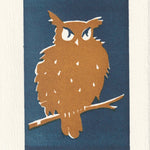 Hoo Greeting Card - Joy