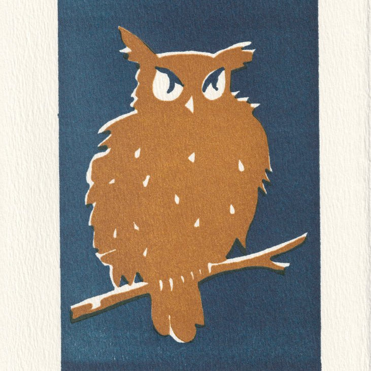 Hoo Greeting Card - Joy