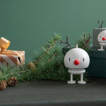 Hoptimist HOLIDAY Reindeer Bumble White M - Joy