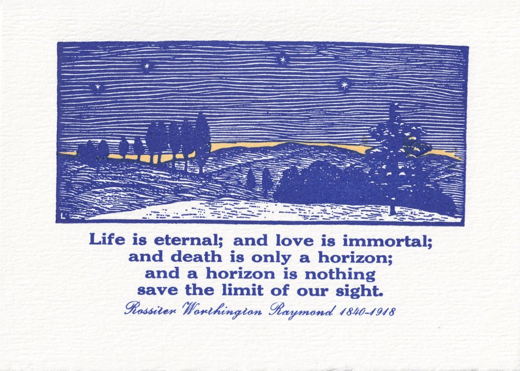 Horizon Sympathy Card - Joy