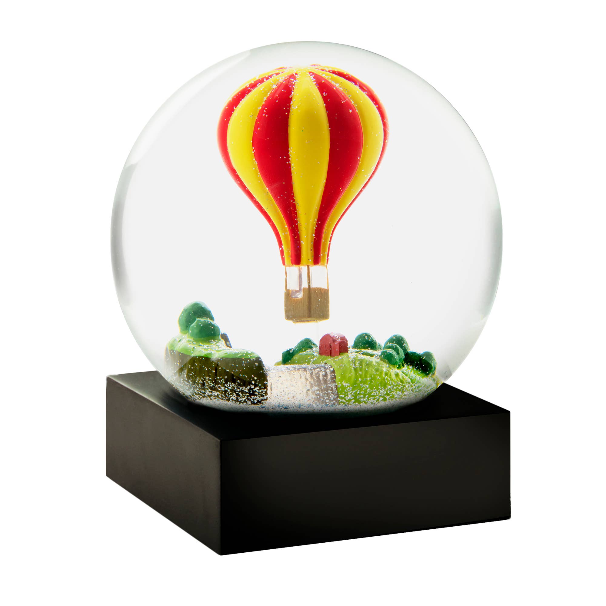 Hot Air Balloon Snow Globe - Joy