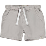 HUGO Pale Grey Twill Shorts - Boy - Joy