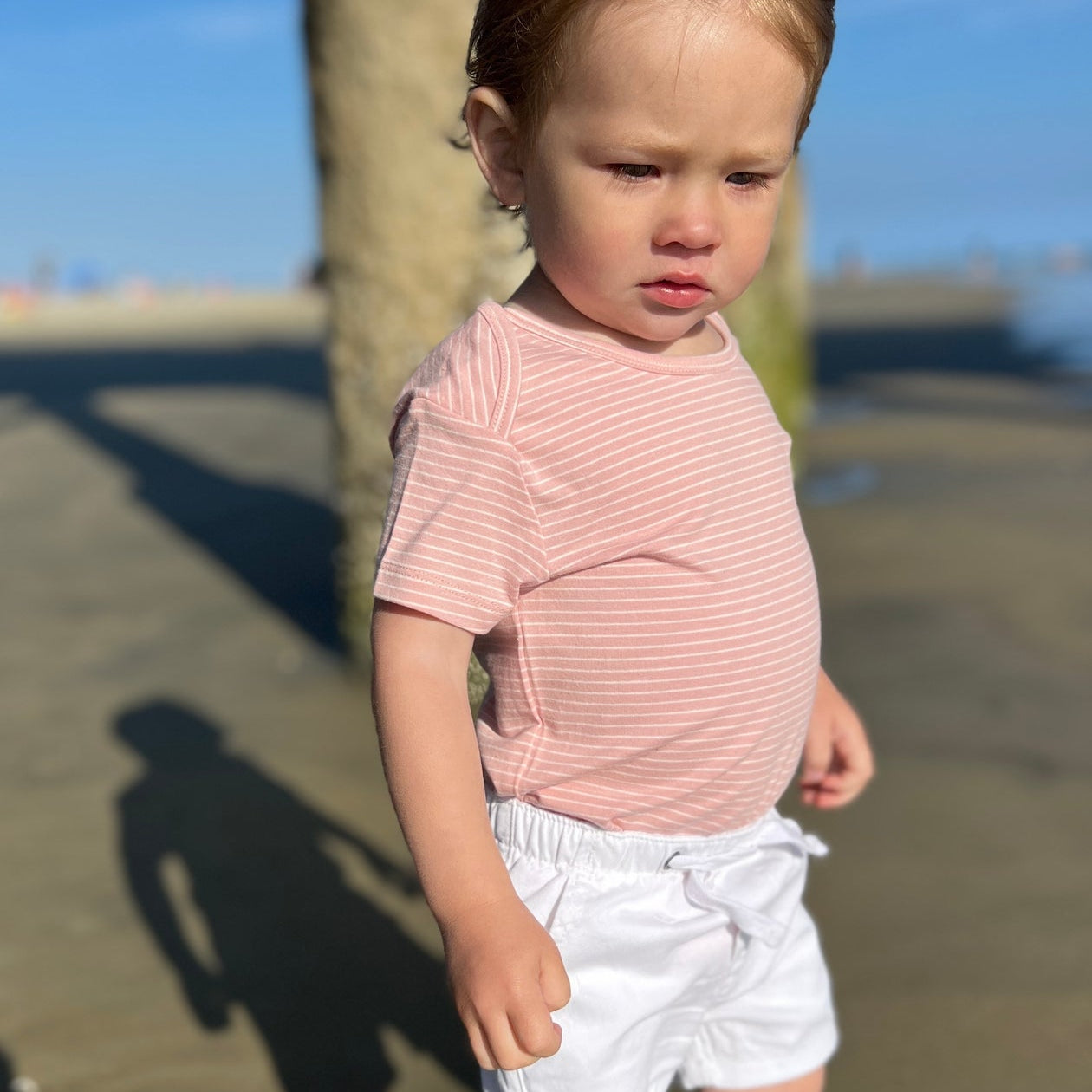 HUGO White Twill Shorts - Baby - Joy