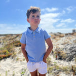 HUGO White Twill Shorts - Boy - Joy