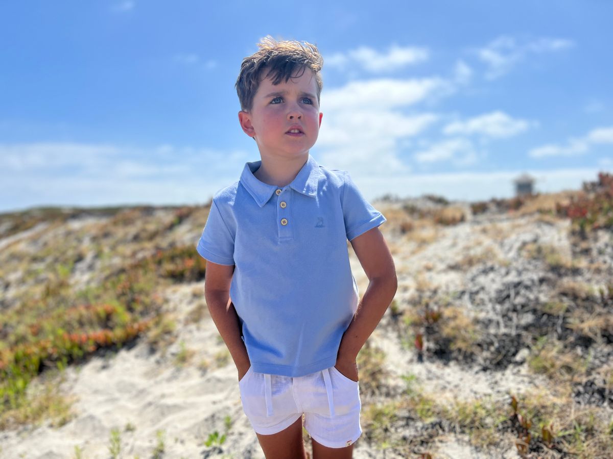 HUGO White Twill Shorts - Boy - Joy