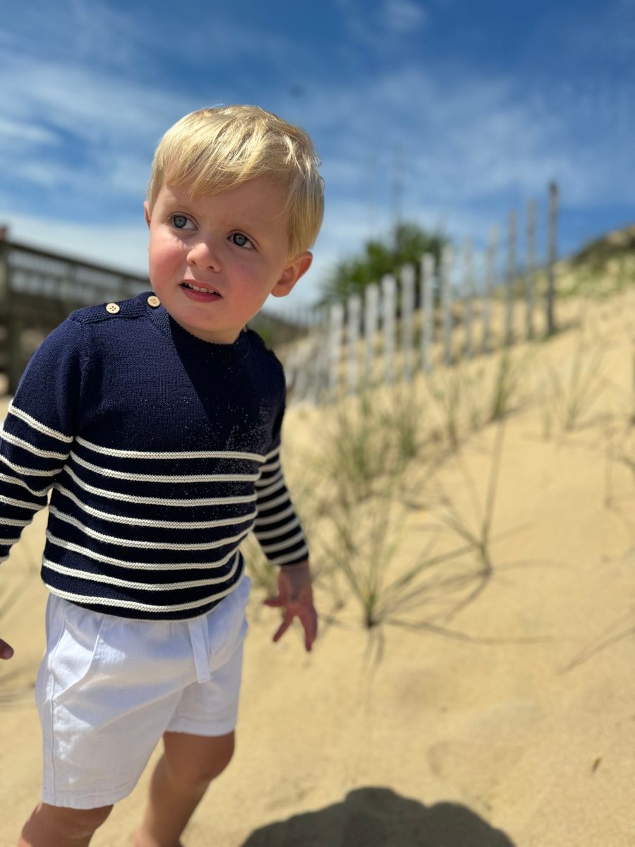 HUGO White Twill Shorts - Boy - Joy