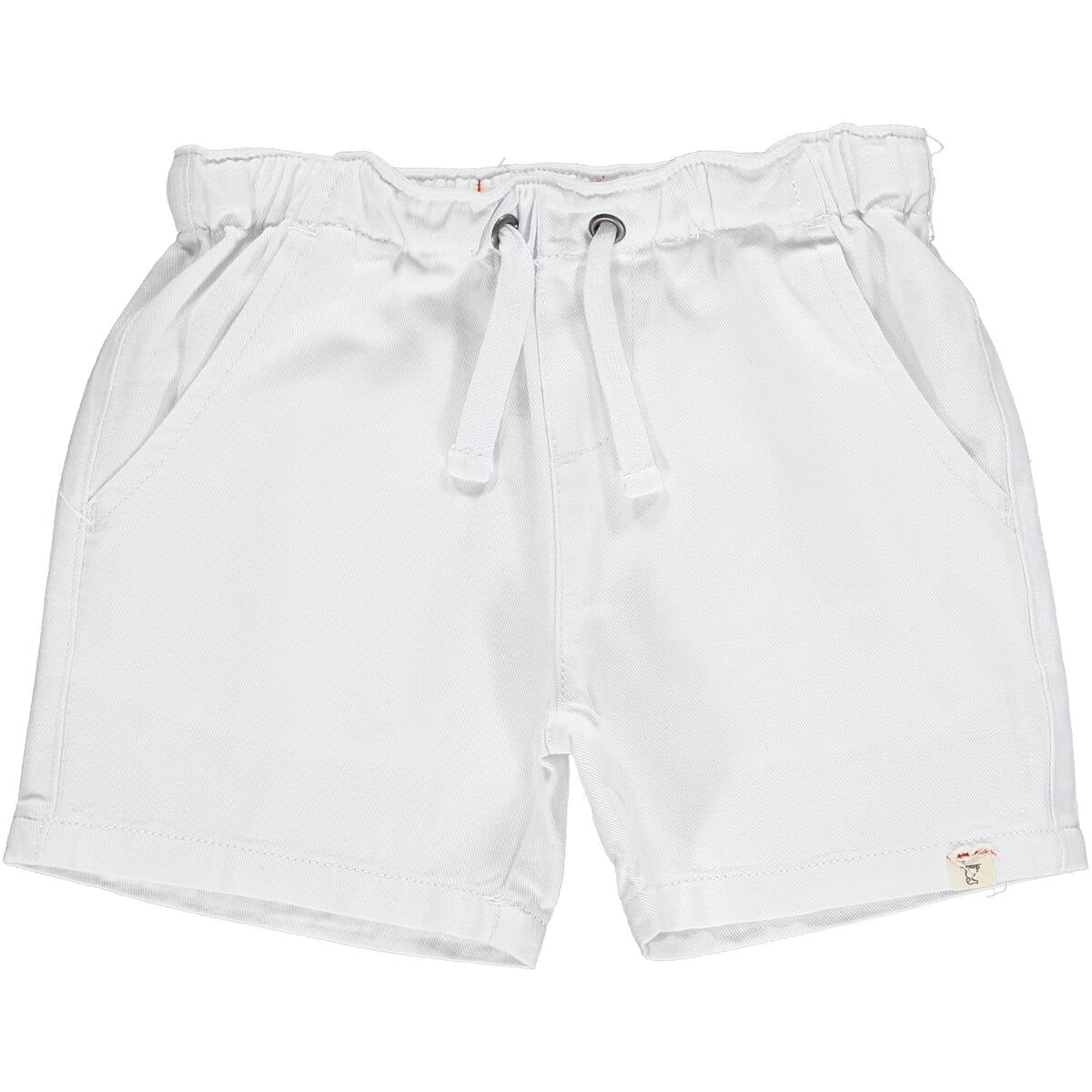 HUGO White Twill Shorts - Boy - Joy