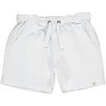 HUGO White Twill Shorts - Boy - Joy