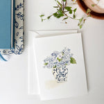 Hydrangea Bouquet Notecards: Set of 8 - Joy