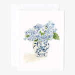 Hydrangea Bouquet Notecards: Set of 8 - Joy