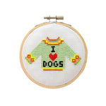 I Love Dogs Cross Stitch Kit - Joy