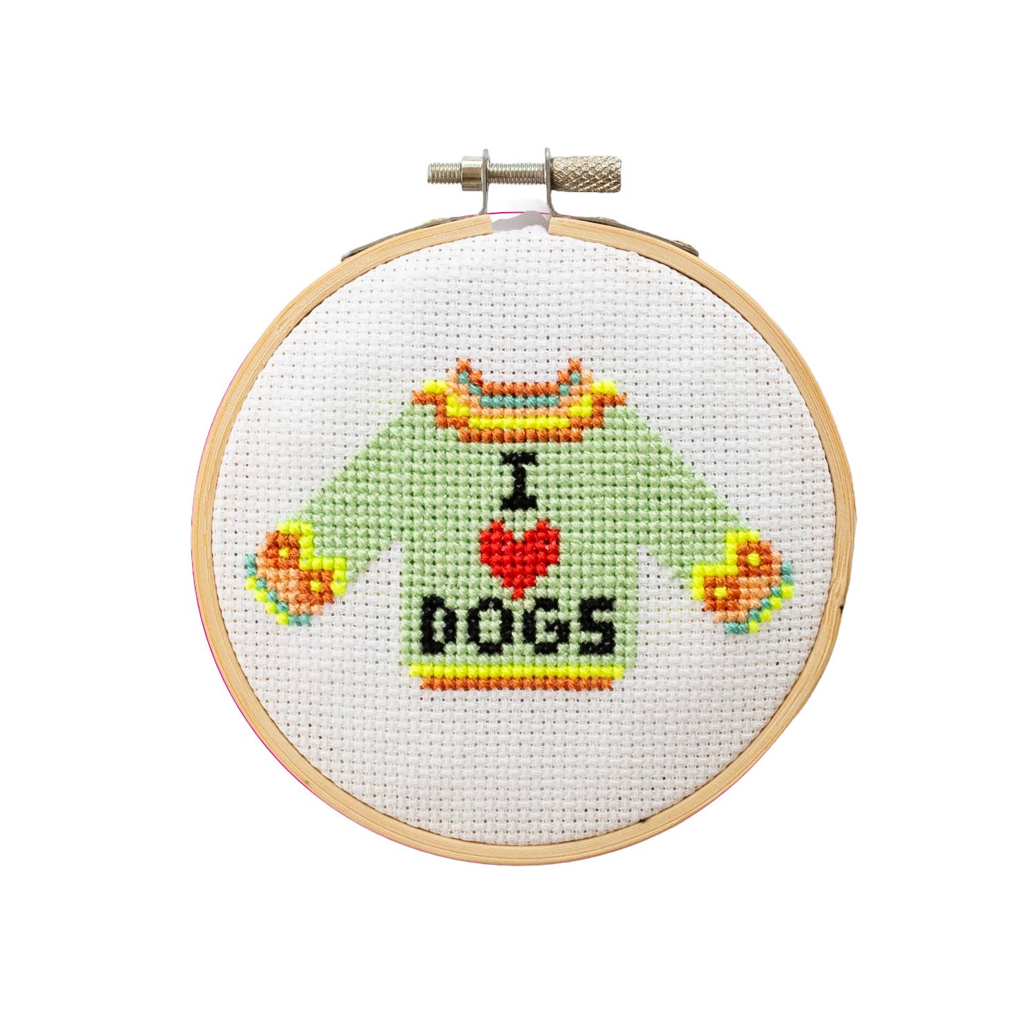 I Love Dogs Cross Stitch Kit - Joy