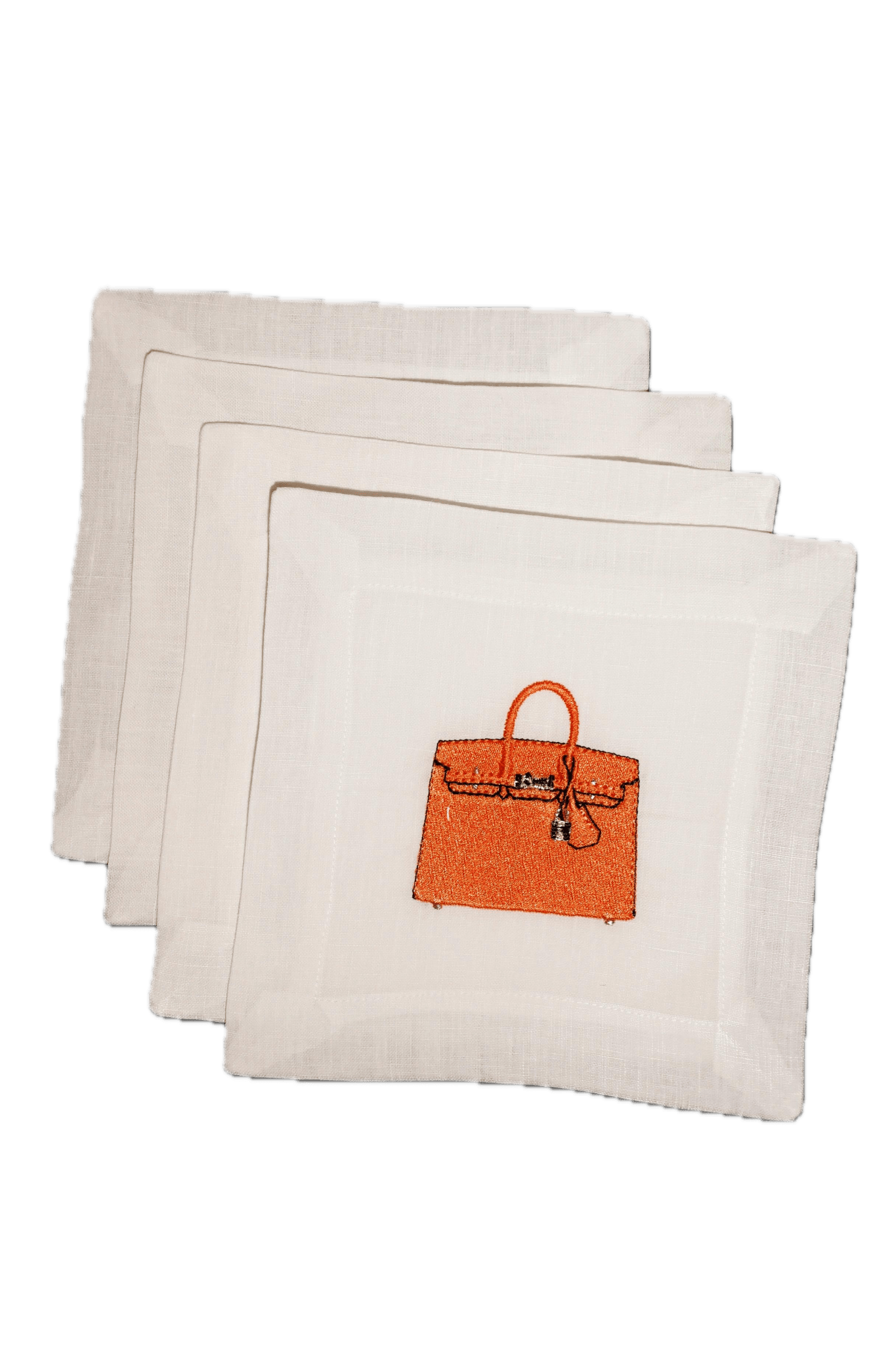 Iconic Design Cocktail Napkin: Birkin Bag - Joy