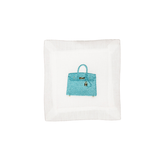Iconic Design Cocktail Napkin: Birkin Bag - Joy