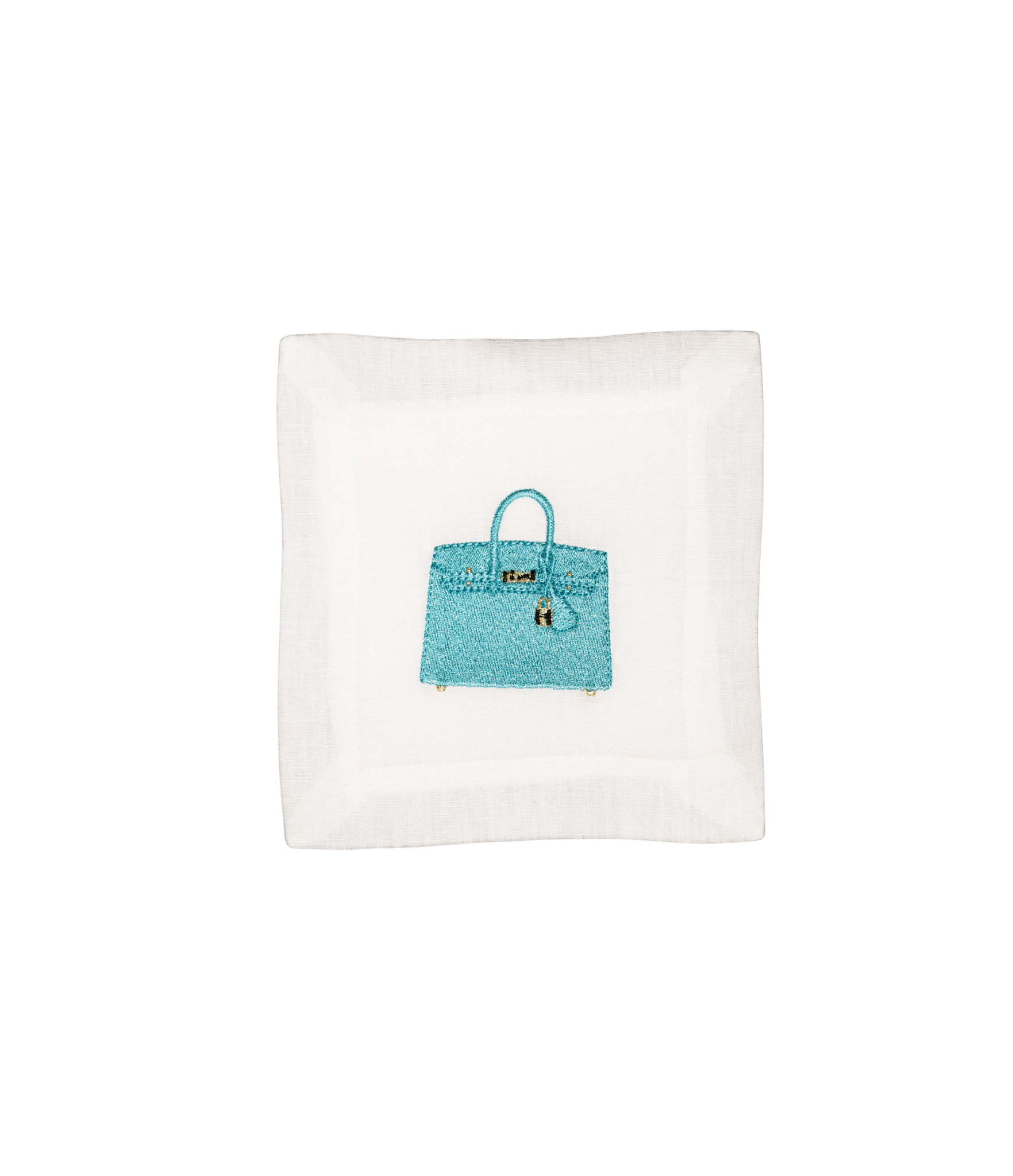 Iconic Design Cocktail Napkin: Birkin Bag - Joy