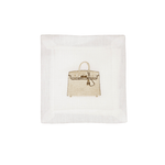 Iconic Design Cocktail Napkin: Birkin Bag - Joy