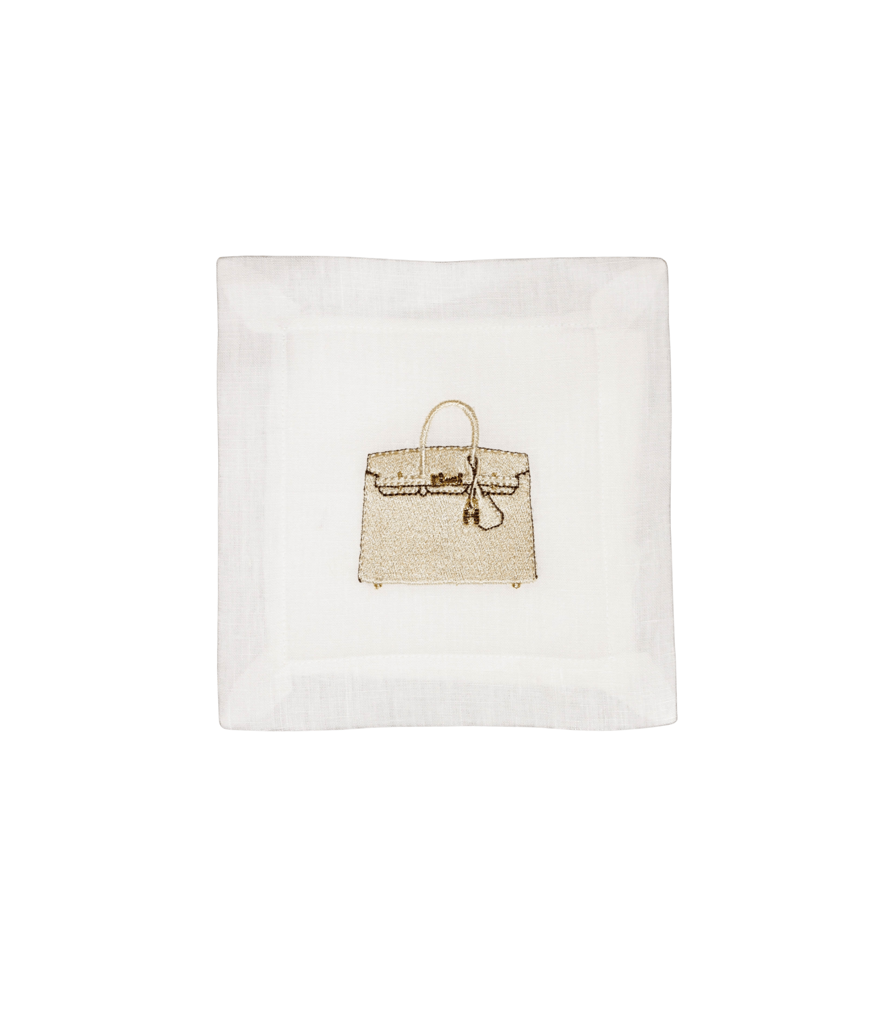 Iconic Design Cocktail Napkin: Birkin Bag - Joy