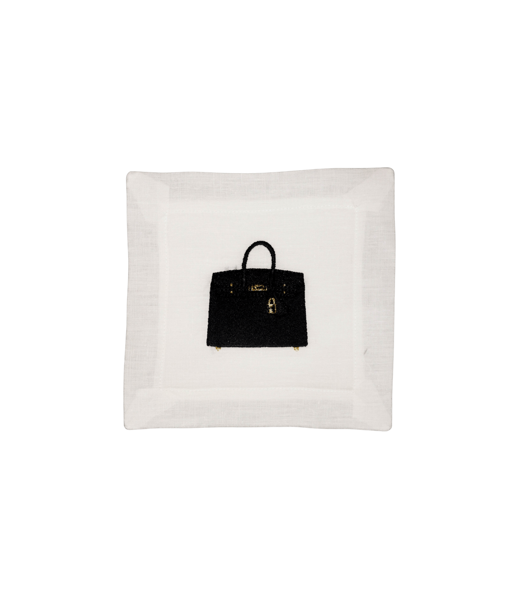 Iconic Design Cocktail Napkin: Birkin Bag - Joy