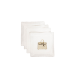 Iconic Design Cocktail Napkin: Birkin Bag - Joy