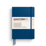 Indigo Medium Hardcover Notebook - Squared - Joy