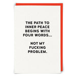 Inner peace Greetings Card - Joy